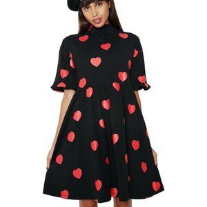 Lazy Oaf Heart Spot Dress - Well Worn